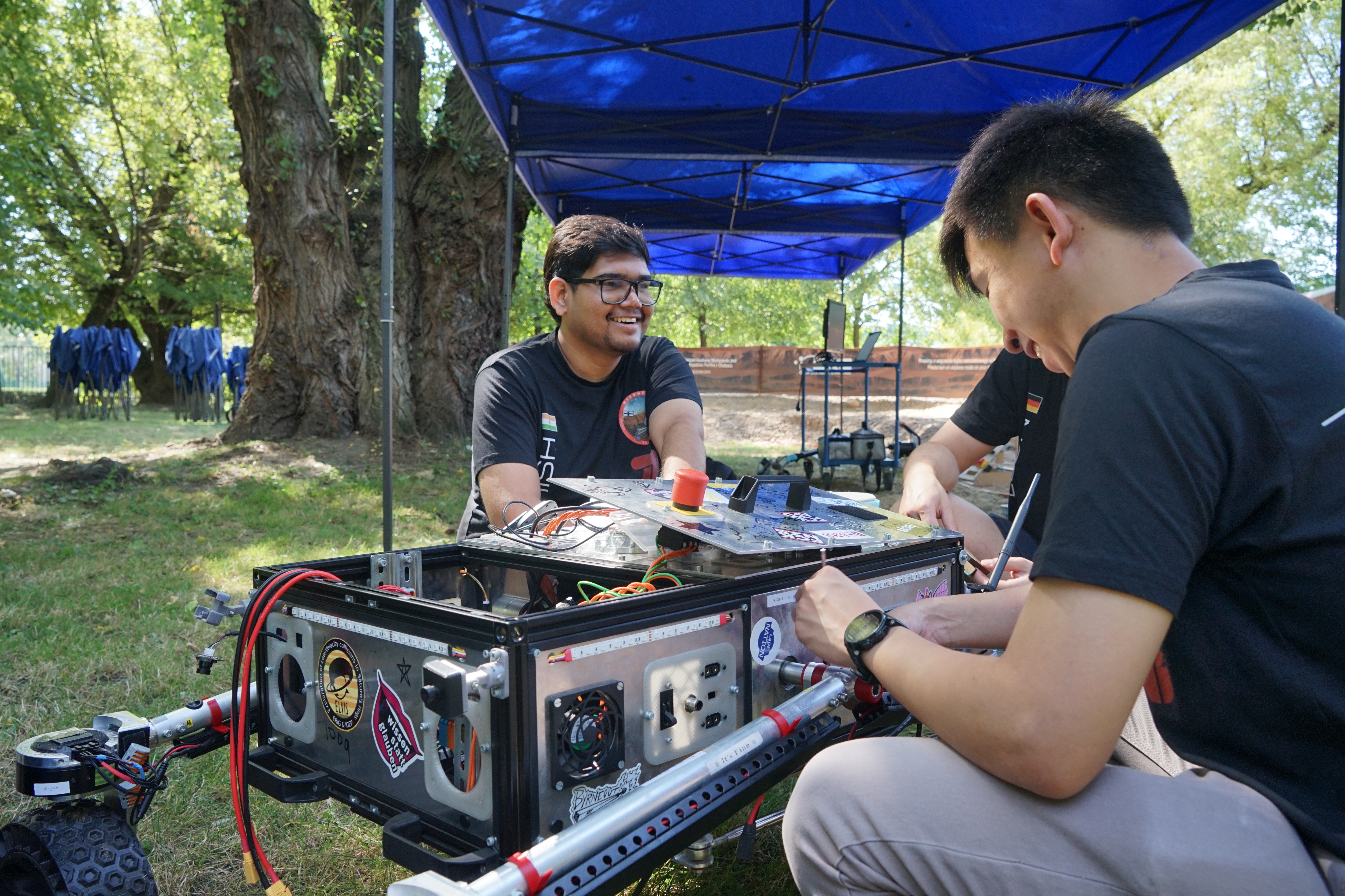 Rover in competition field